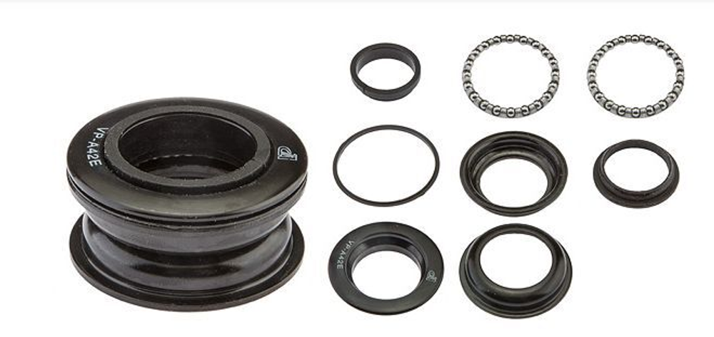 Детали рулевой колонки VP-A42E 1-1/8" безрезьбовая  чёрная