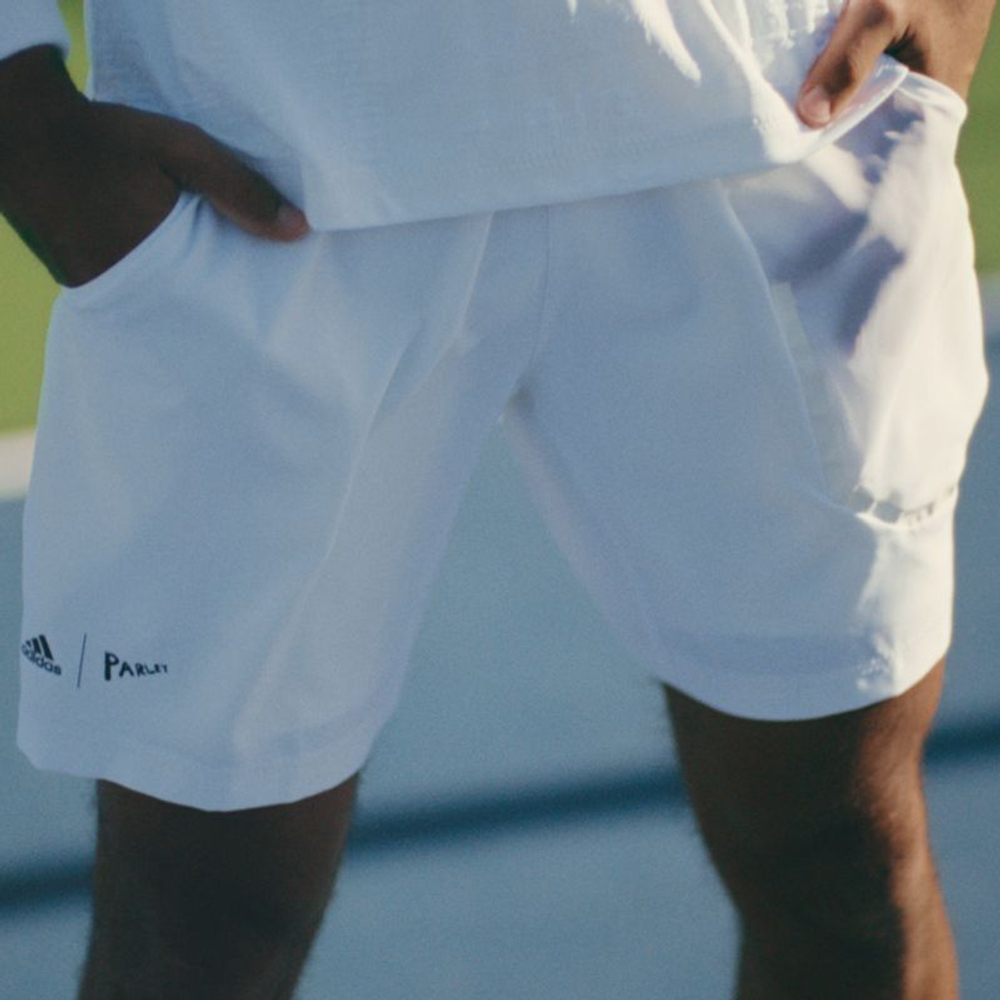Мужские теннисные шорты Adidas London 2in1 Shorts 7" - white