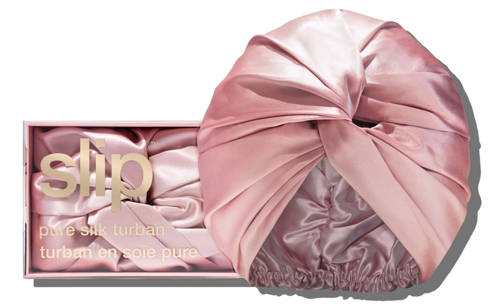 Тюрбан из 100% шелка Slip Silk, розовый