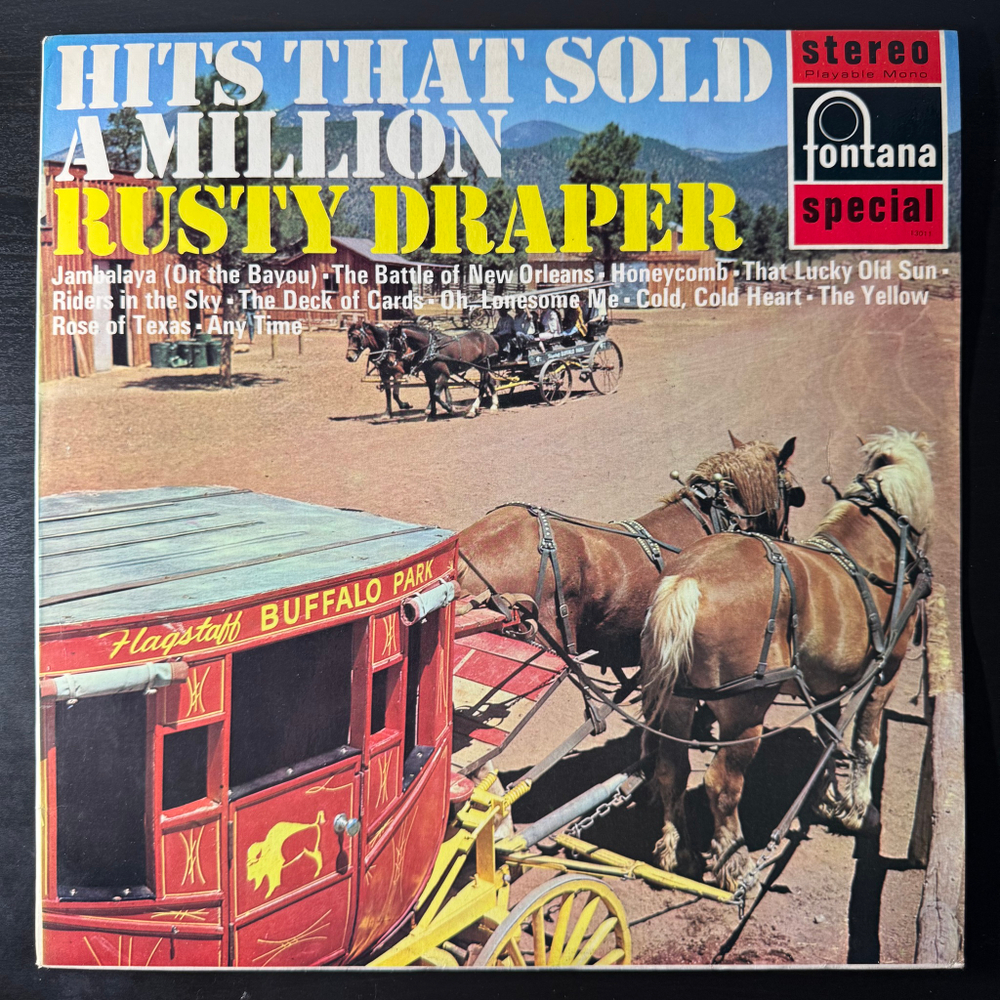 Rusty Draper ‎– Hits That Sold A Million (Англия 1968г.)