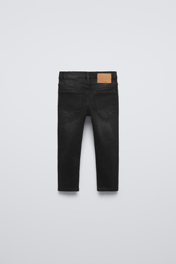 ZARA БАЗОВЫЕ ДЖИНСЫ СКИННИ, ЧЕРНЫЙ