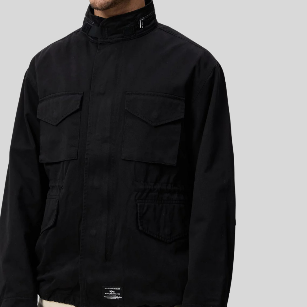 Куртка Alpha Industries M-65 MOD Field Coat GEN II (Черная)