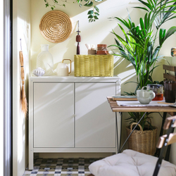 IKEA DJURTRÄNARE  (ИКЕА ДЙУРТРЭНАРЕ)  -  Корзина - светло-жёлтый 25х35х19 см