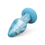 Стекло втулка Ocean Curl Glass Butt plug