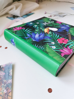 Фотоальбом на 200 фото 10х15 см, бум. листы , книж. переплет belle fleur Тукан