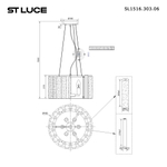 Подвесной светильник ST Luce DELIGHT SL1516.303.06