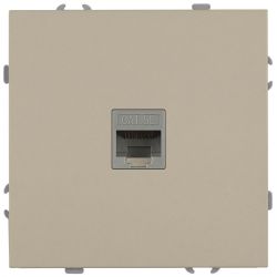 Розетка ЭРА Galaxy 15-3107-04 информационная RJ45 IP20 шампань | Эра Galaxy