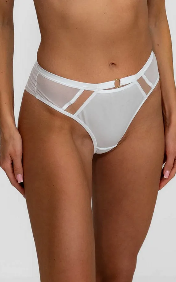 BUTTERFLY WHITE Mini Трусы бразильяно SUBTILLE