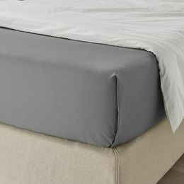 Простыня IKEA ULLVIDE (УЛЛЬВИДЕ), Серый, 150х260 см