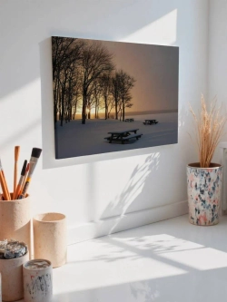 Картина на стену 40 X 50 Зимний пейзаж