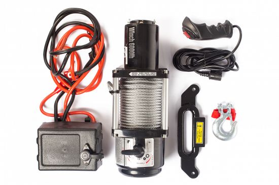Лебедка (2948 кг/20 м) автомобильная TOR 12 V P6000