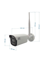 Видеокамера ST-SX4531 POE Wi-Fi LIGHT 4Мп (2,8мм)