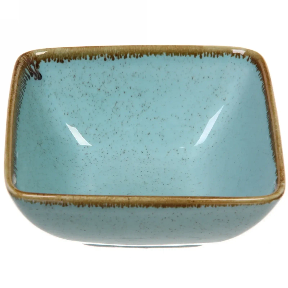 Салатник керамический «Tiffany Blue» 13,7*13,7*5,8см