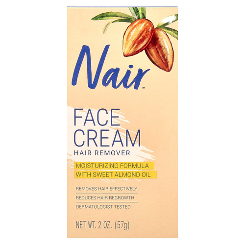 Nair, Крем для удаления волос для лица, 57 г (2 унции)