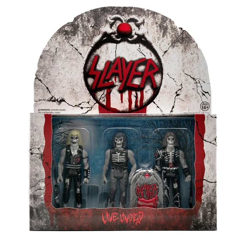 Фигурка Super7 - Slayer ReAction Figure - Live Undead (3-Pack)