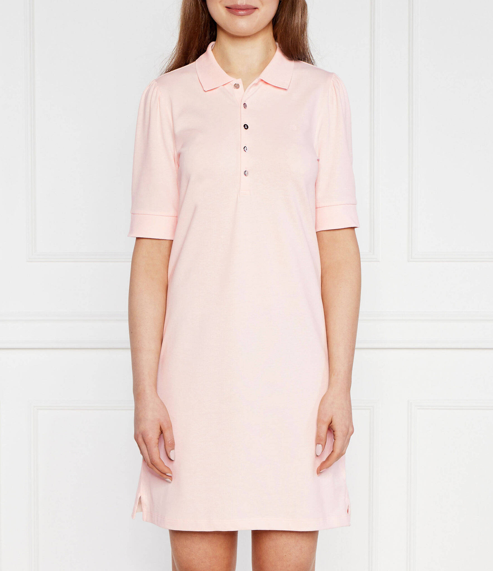 Платье CHACE-SHORT SLEEVE-CASUAL LAUREN RALPH LAUREN - лососевый(200834569)