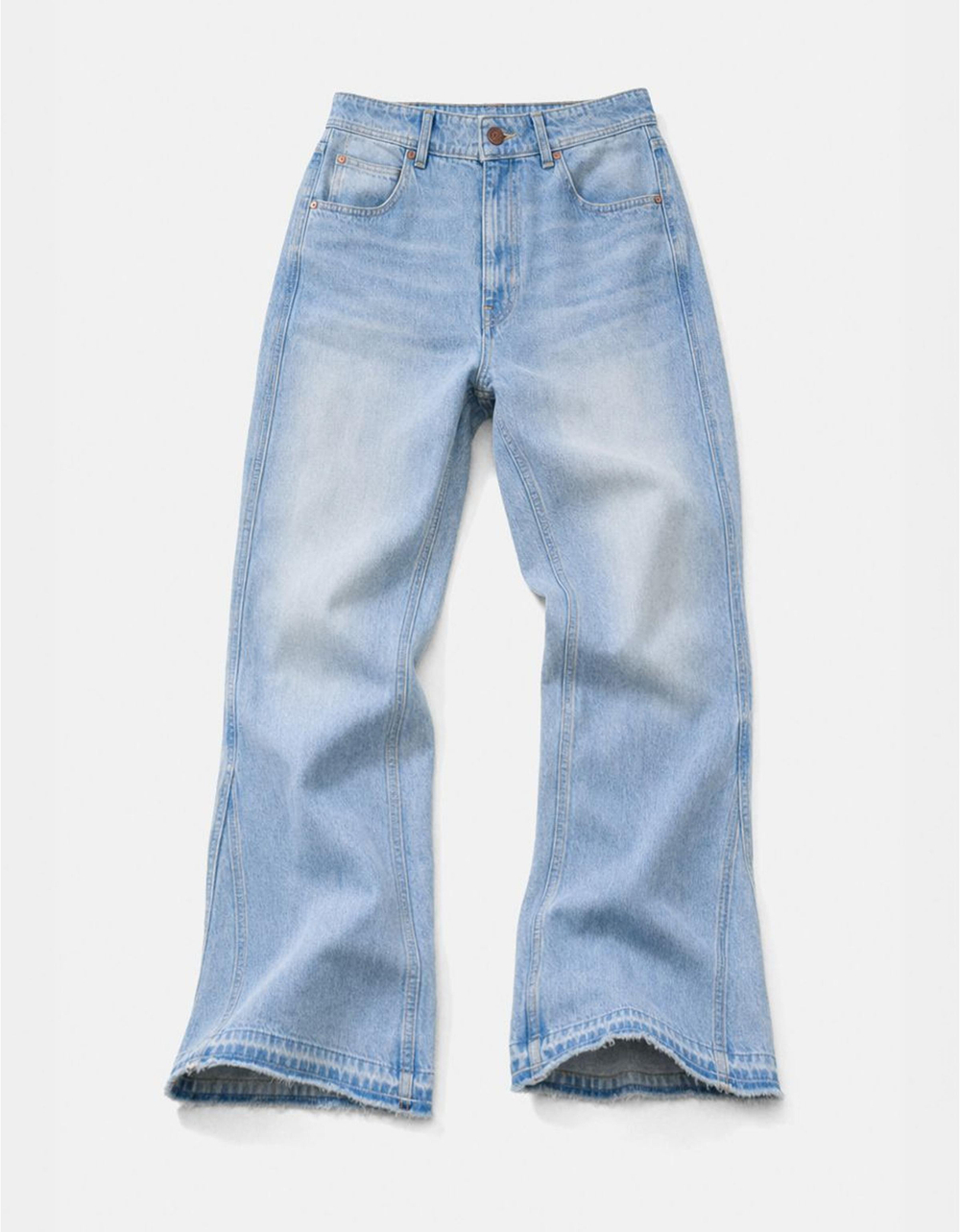 Мужские джинсы straight flare - BERSHKA