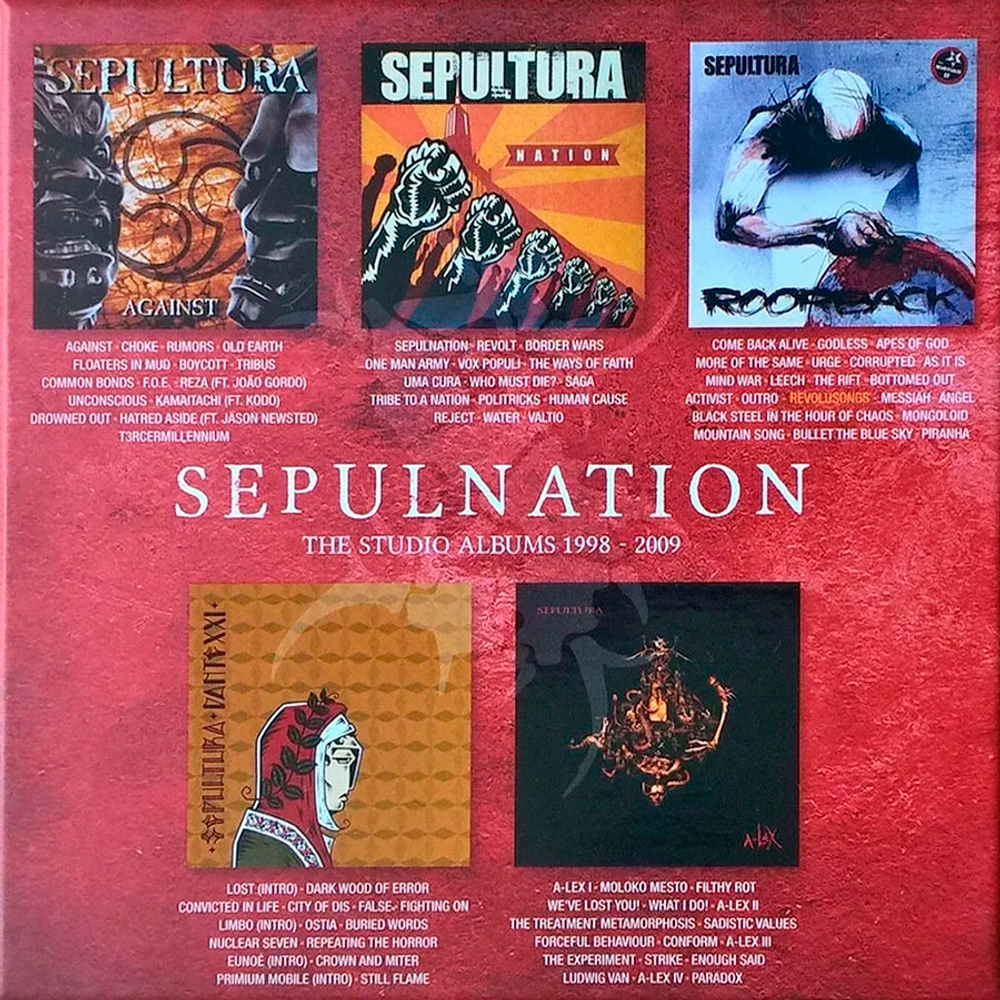 Sepultura / Sepulnation (The Studio Albums 1998 - 2009) (5CD)