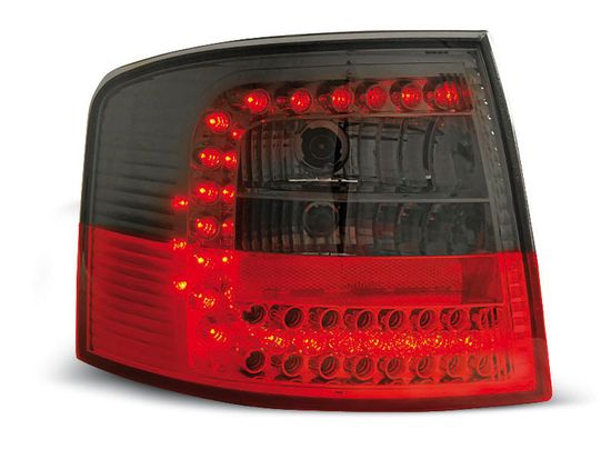 Задние фонари led red smoke для Audi A6 C5 avant