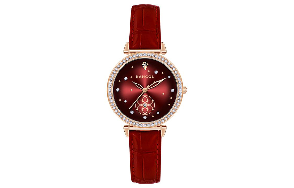 KANGOL Galaxy Love Quartz Movement Metal Strap Watch Women"s Watch Black Dial KANGOL K602