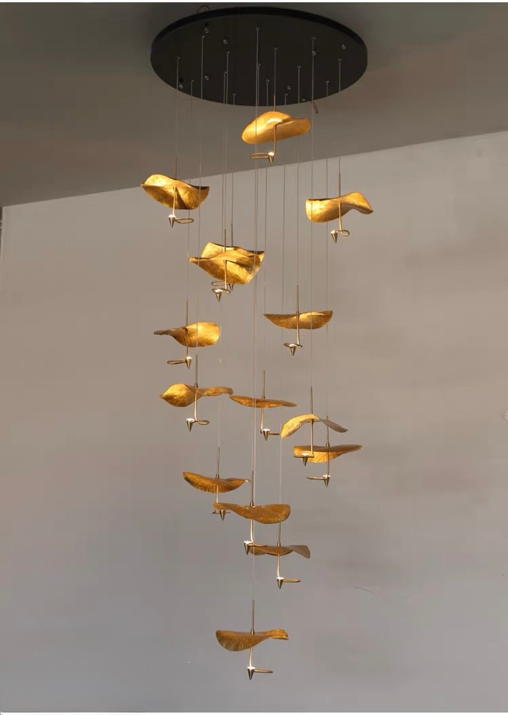 Pendant design lamp Gold Moon by Catellani & Smith (15 lampshades)