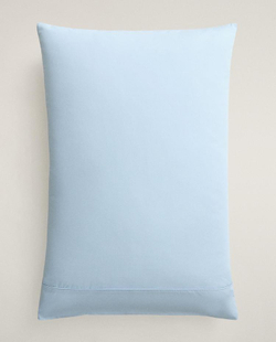 ZARA HOME (300 НИТЕЙ) НАВОЛОЧКА ИЗ ХЛОПКА ПЕРКАЛЬ, СИНИЙ