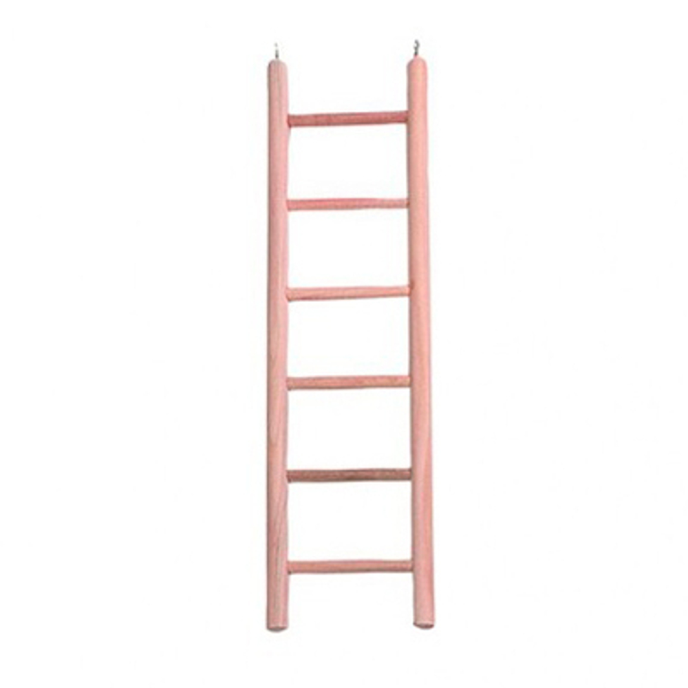 Flamingo Лестница деревянная для попугая, 6 ступенек, 28см