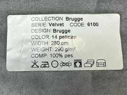 Бархат Brugge pelican (Брюгге пеликан) 14