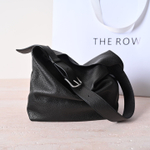 Женская сумка-хобо The Row Trisa Hobo — чёрная — фото 3