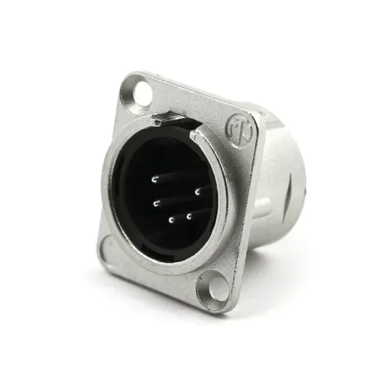 Neutrik NC5MD-L-1 панельный разъем XLR male 5 контактов
