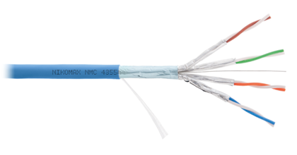 Кабель витая пара F/FTP 6a кат. 4 пары NikoMax NMC 4355C-IB
