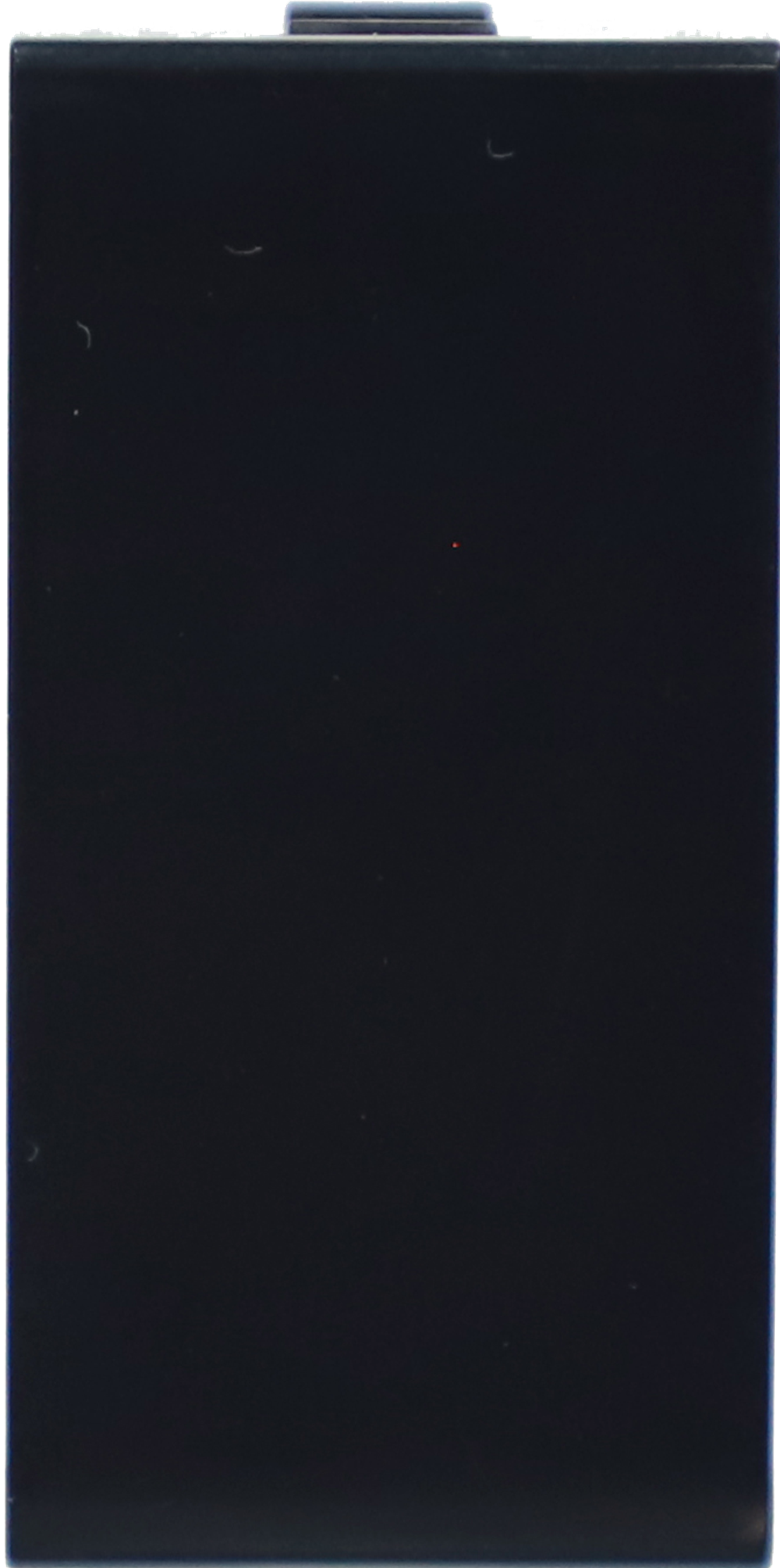 Заглушка 1 мод.,  черн. (22.5х45мм)
