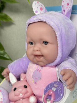 Кукла для девочки мягконабивная в костюме Зайчика 30см (35300A)