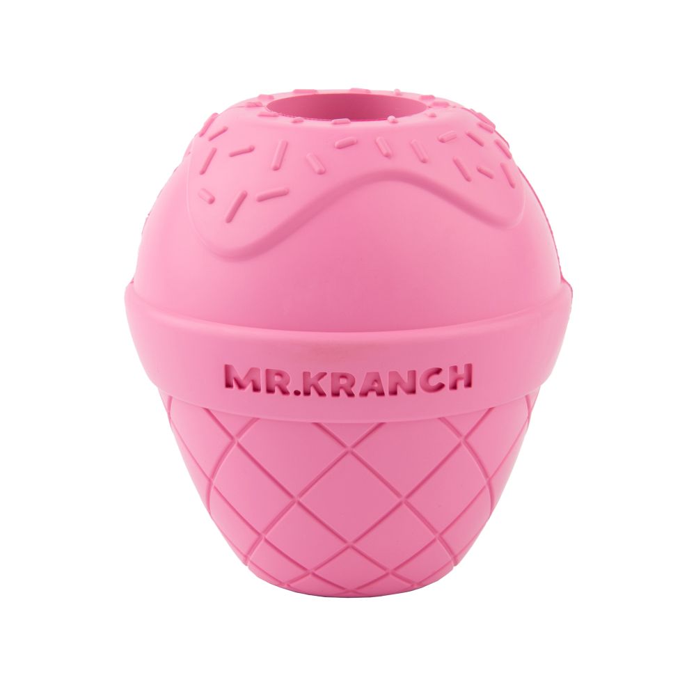 Игрушка Mr.Kranch для собак Мороженое 8*9 см с ароматом бекона розовая Игрушка Mr.Kranch для собак Мороженое 8*9 см с ароматом бекона розовая