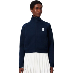 Женская теннисная куртка Lacoste Heritage - navy blue