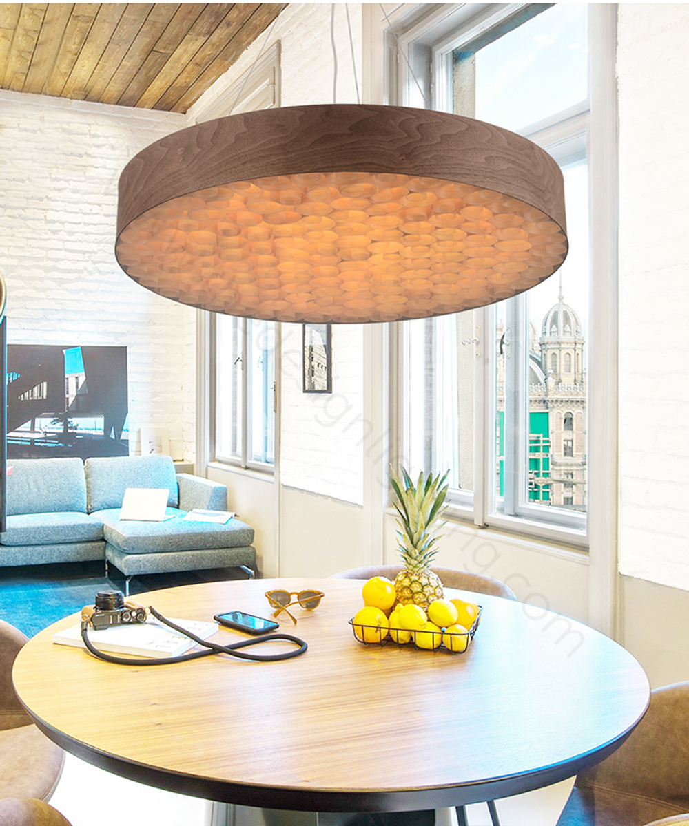 Pendant design lamp Spiro by LZF D80 (Brown)