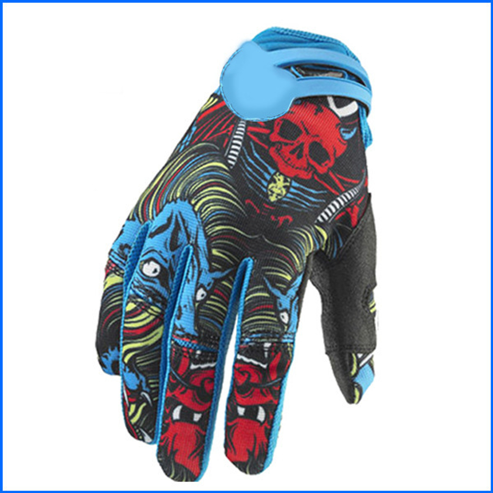 Велоперчатки Ghost Head Blue M