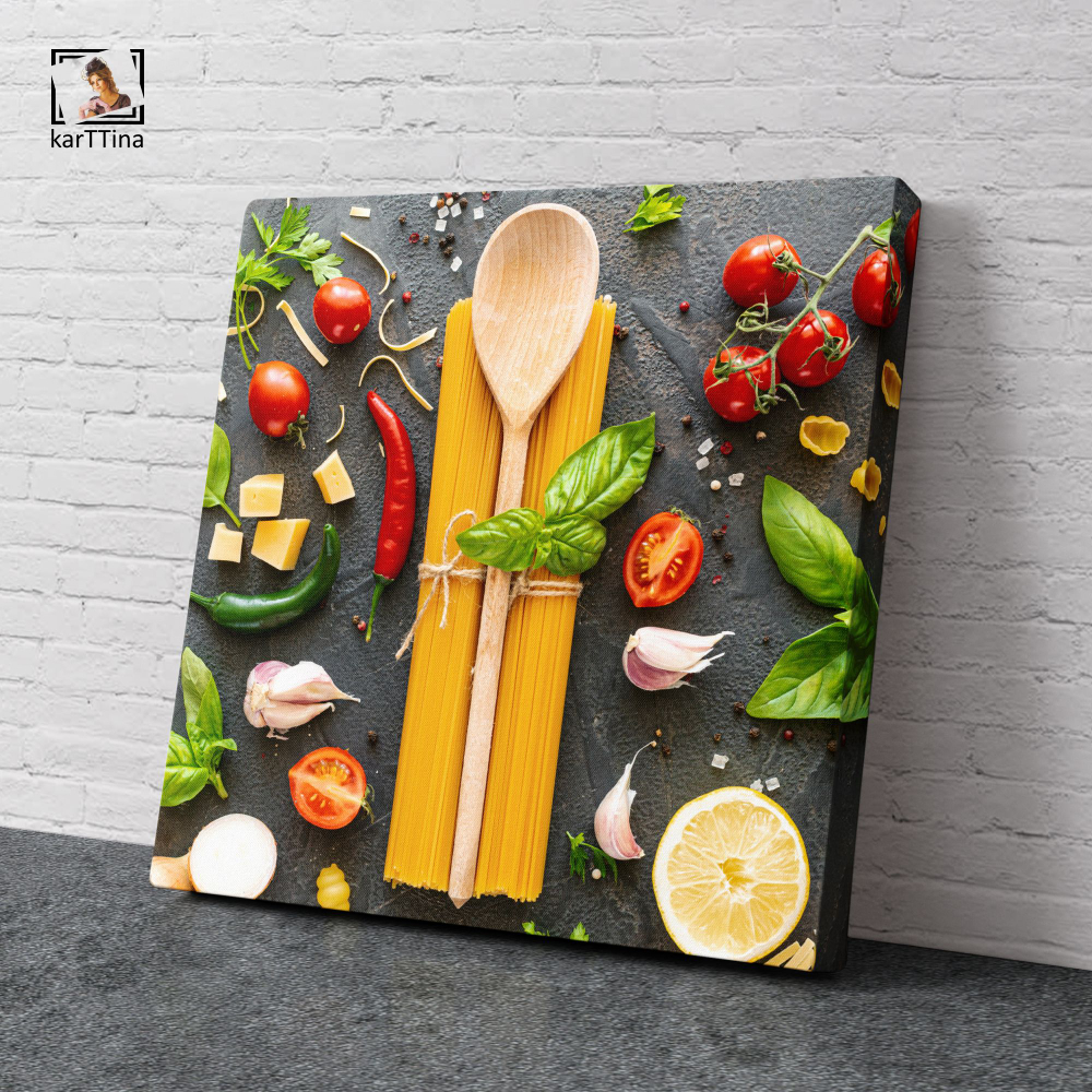 Картина karTTina "Все краски вкуса" 30х30 см