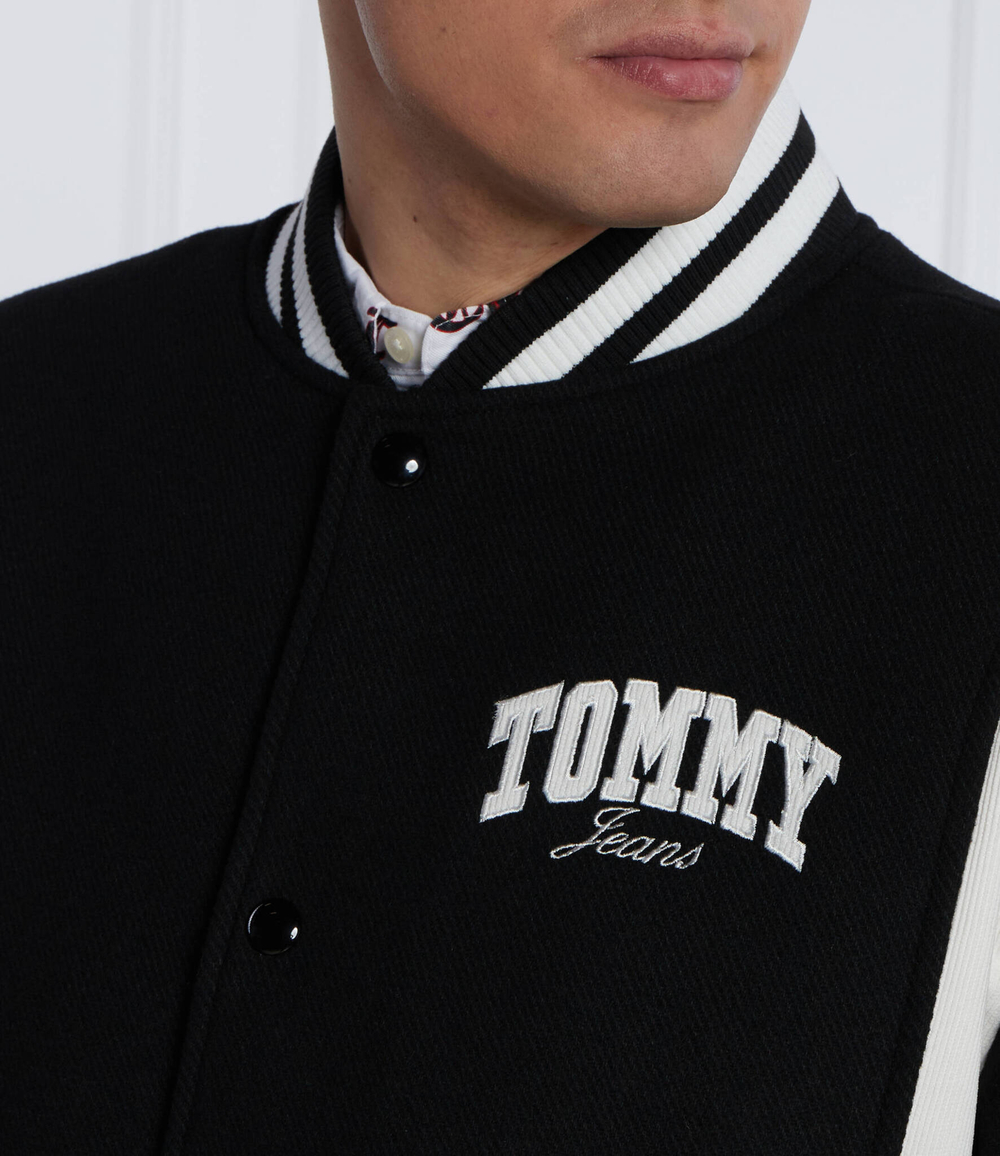 Куртка бомбер TJM LETTERMAN Tommy Jeans - черный(DM0DM17223)