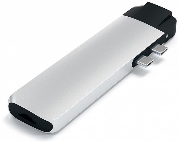Хаб Satechi Aluminium Type-C Pro Hub Adapter with Ethernet ST-TCPHES (Silver)
