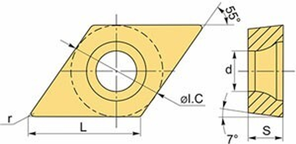 DCMT11T304-FG LF90