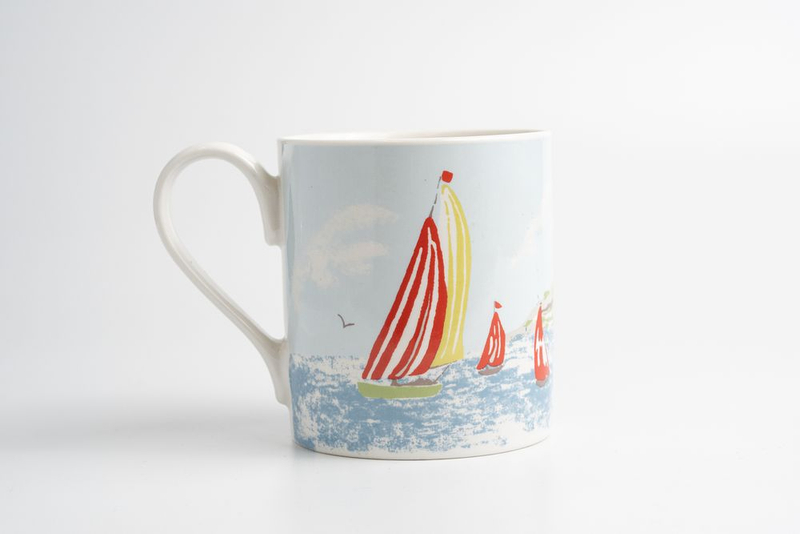 Коллекционная чашка с изображением маяка и морских судов из серии «Cath Kidston»