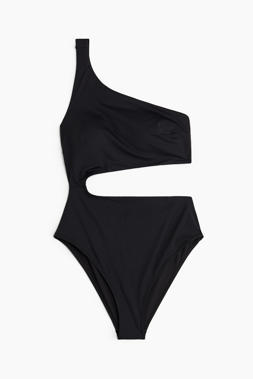 Слитный купальник на одно плечо High Leg - H&M