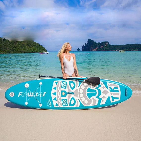 Надувная SUP-доска Funwater FW04A 320x83x15 см полный комплект