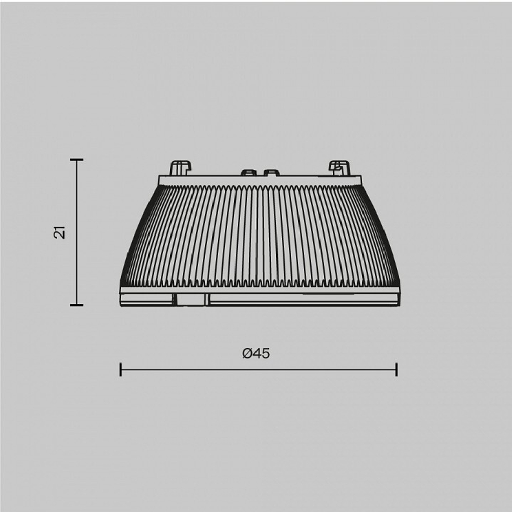 Линза Maytoni Dip Lens002D45-15W