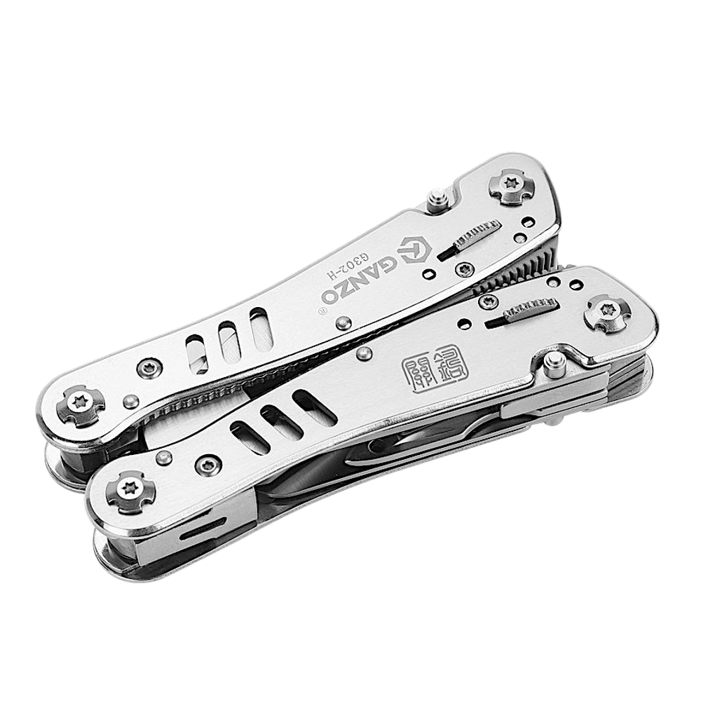 Мультитул Ganzo G302H (21 инстр.) 440C (56-58HRC) Хром