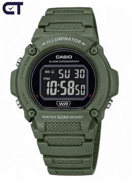 Casio W-219HC-3B — унисекс наручные часы