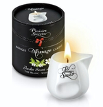 Массажная свеча с ароматом белого чая Jardin Secret D asie The Blanc - 80 мл. (Цвет: белый)