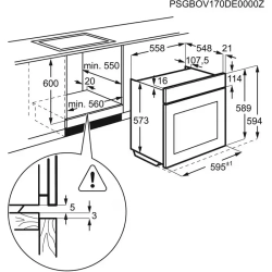 Электрический духовой шкаф Electrolux EOD6C77WX