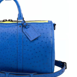 LOUIS VUITTON Keepall Leather Handbag, Shoulder Bag, Crossbody Bag, Travel Bag Men"s